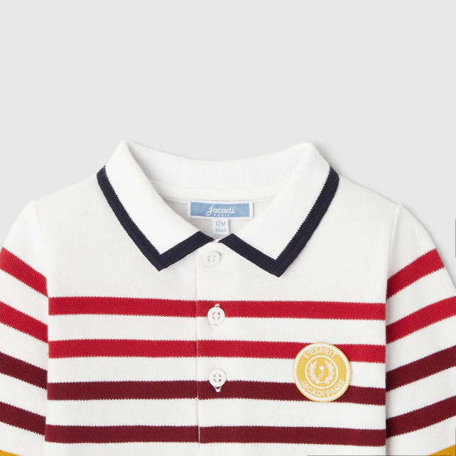 Baby boy long sleeve polo shirt