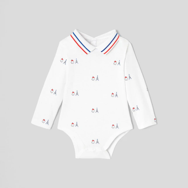 Baby boy long sleeve bodysuit