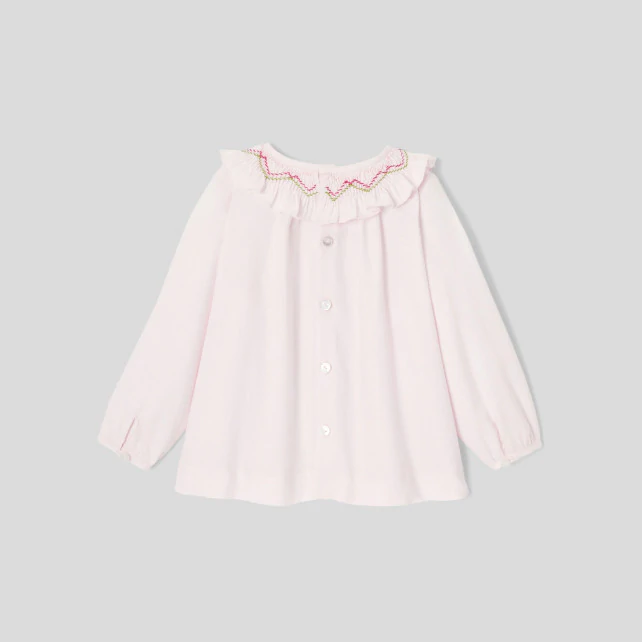 Baby girl twill blouse