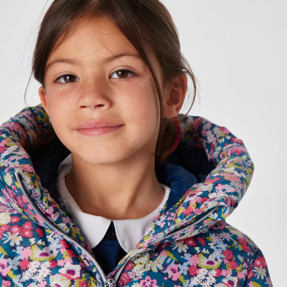 Girl Liberty print down jacket