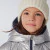 Girl reversible down jacket