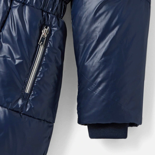 Girl mid-length down jacket