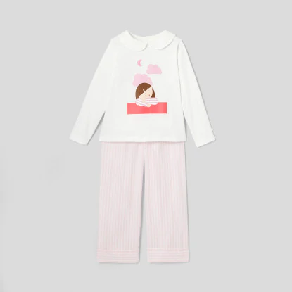 Girl cotton pyjamas