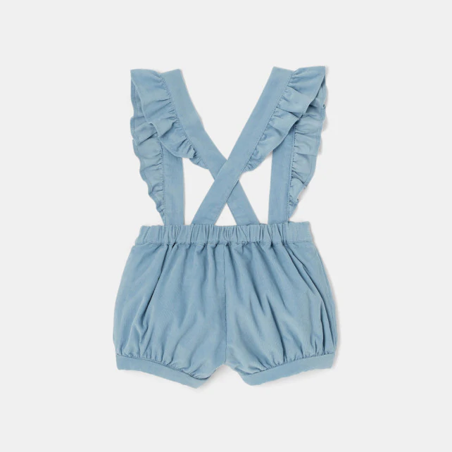 Baby girl overall shorts