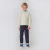 Boy decorative stitch jumper