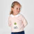 Baby girl sheep pattern jumper