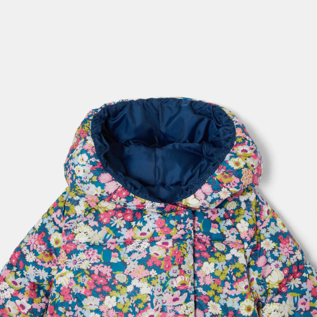 Baby girl Liberty print down jacket