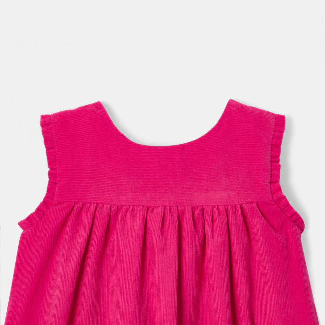 Baby girl velour dress