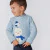 Baby boy playful intarsia jumper