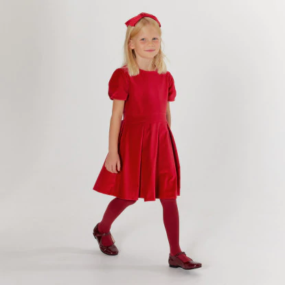 Girl velour dress