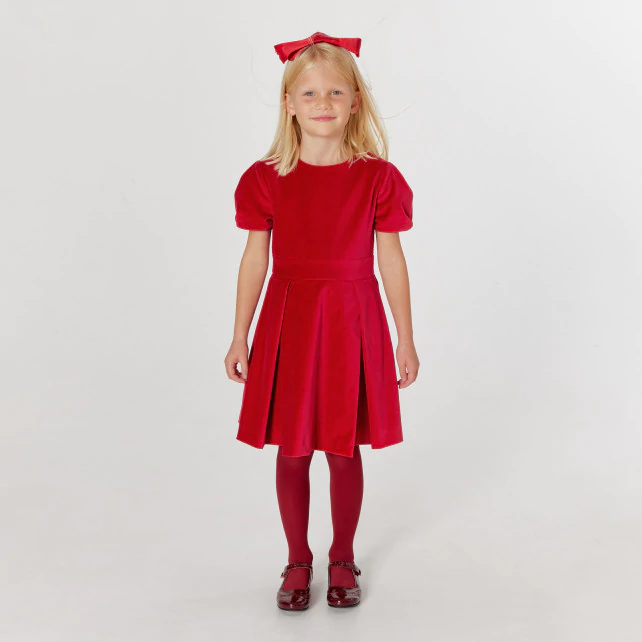 Girl velour dress