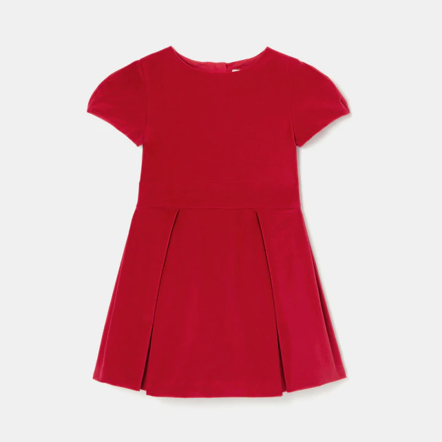 Girl velour dress