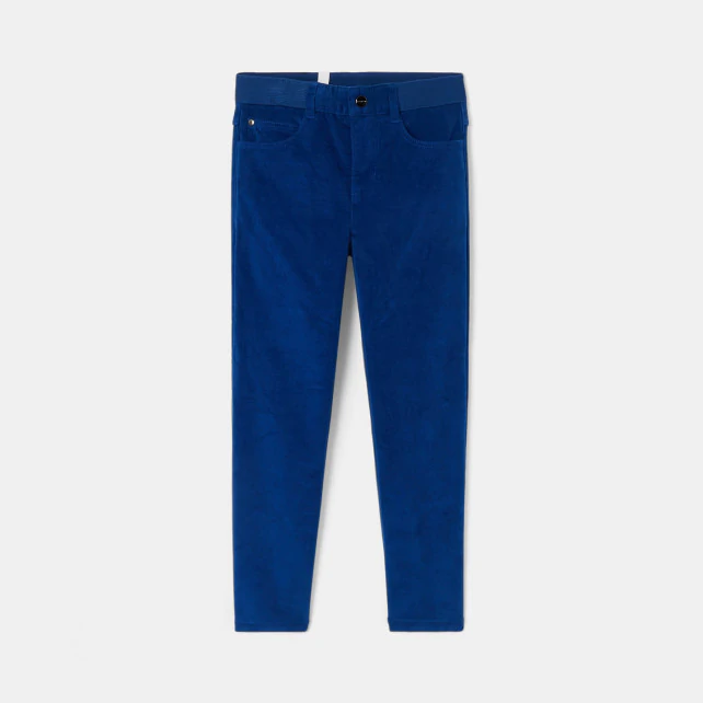 Boy lined velour trousers