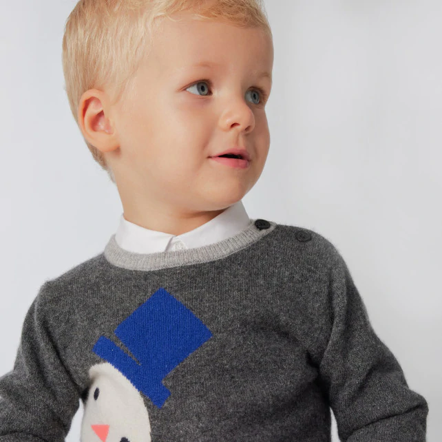 Baby boy cashmere jumper