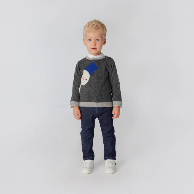 Baby boy cashmere jumper