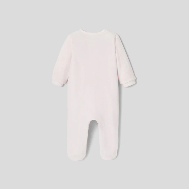 Baby girl velvet bouclette pyjamas