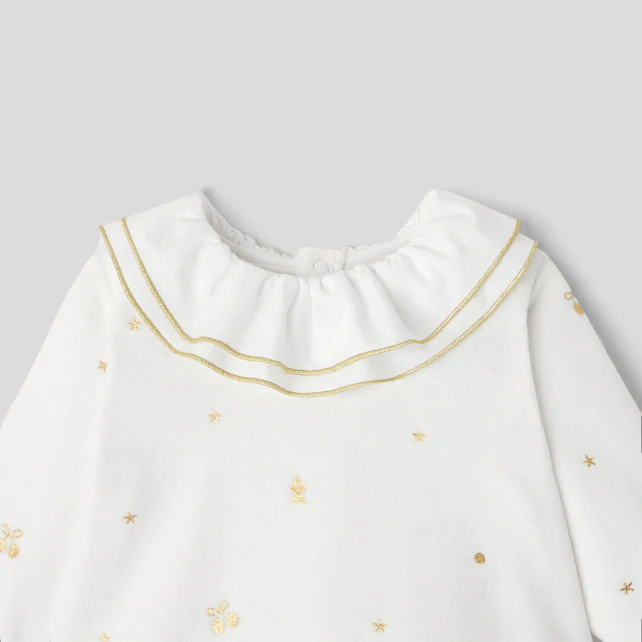 Baby girl velour ensemble