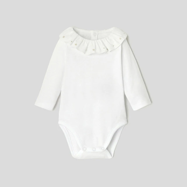 Baby girl long sleeve bodysuit