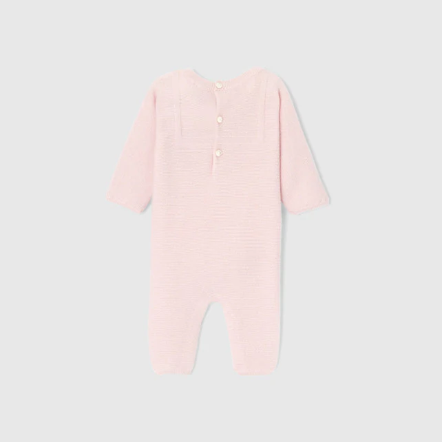 Baby girl cashmere onesie