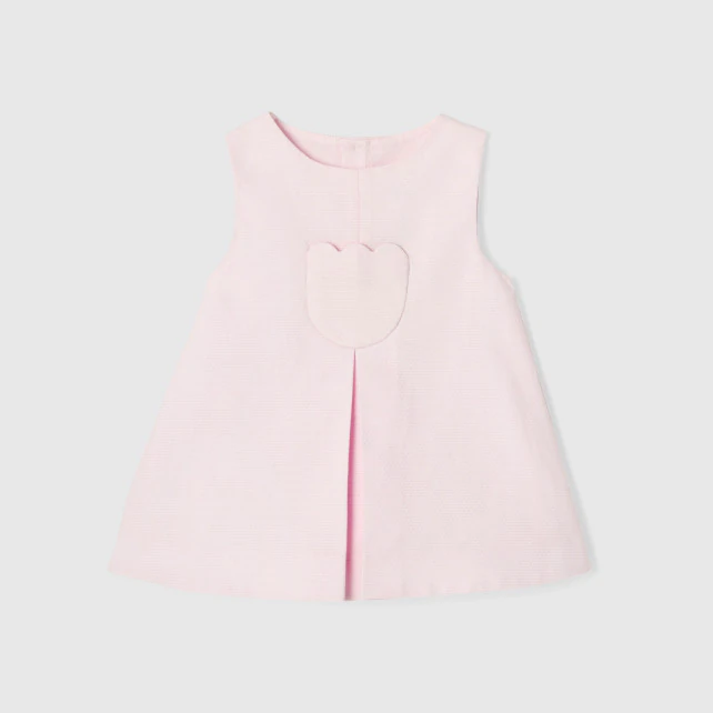 Baby girl dress in cotton piqué