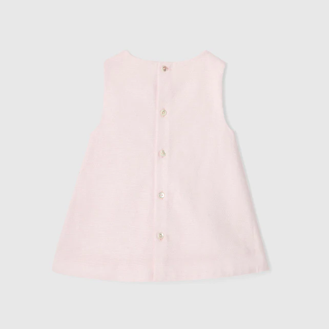 Baby girl dress in cotton piqué