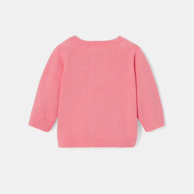 Baby girl jersey cardigan