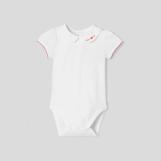 Baby girl cotton bodysuit