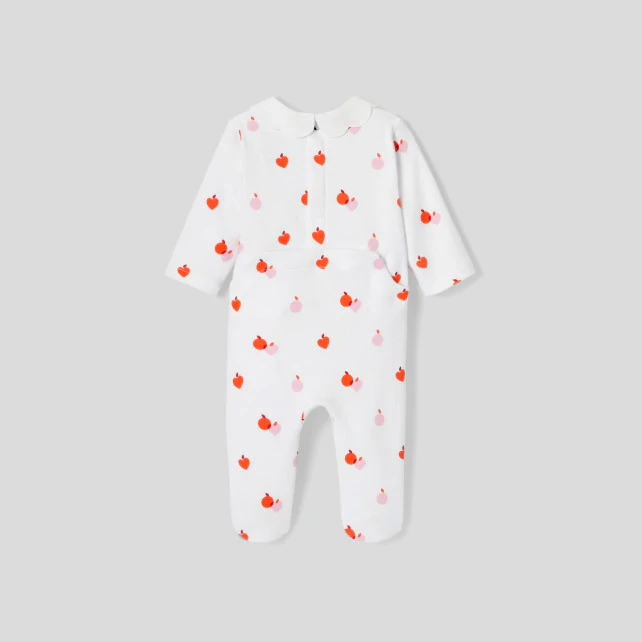 Baby girl strawberry pattern pyjamas