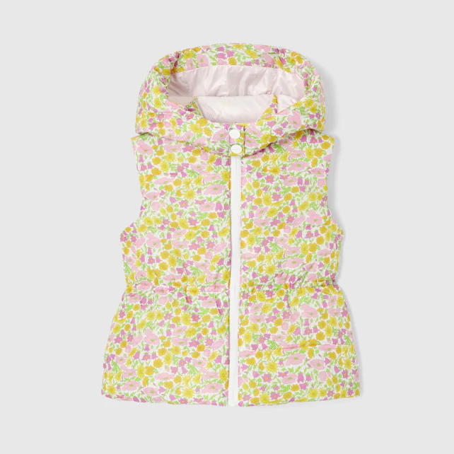 Girl sleeveless Liberty down jacket