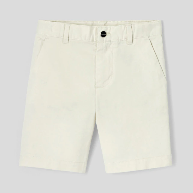 Boy twill bermuda shorts