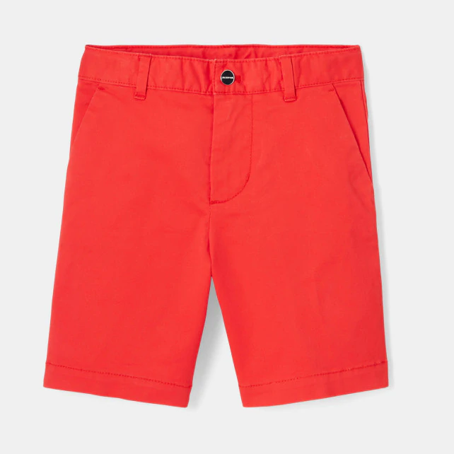 Boy twill bermuda shorts