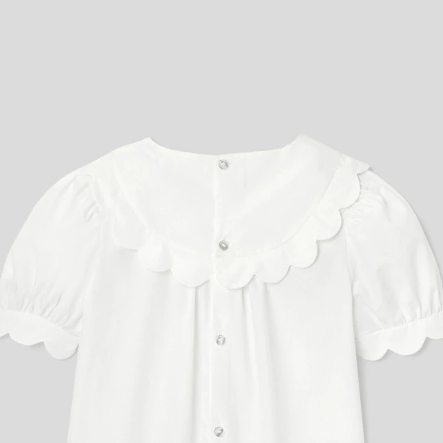 Girl poplin blouse