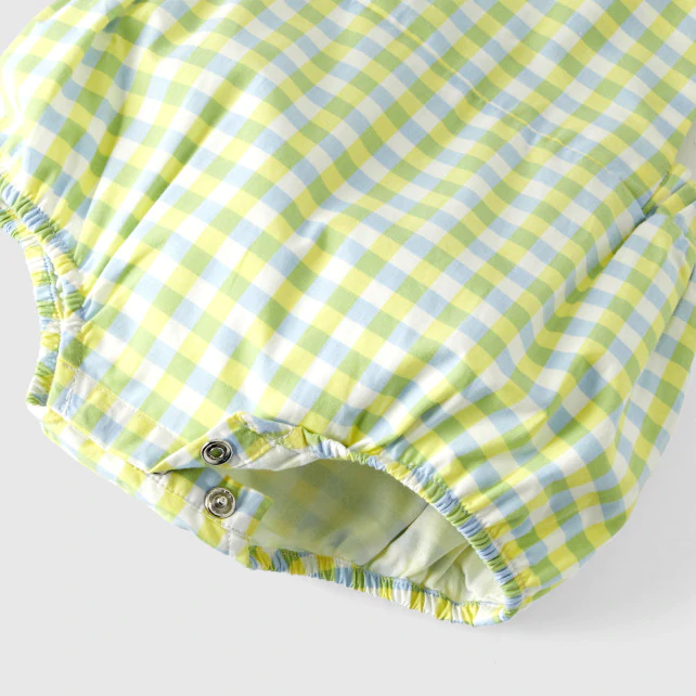 Baby boy gingham bloomer