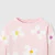 Baby girl intarsia flower jumper