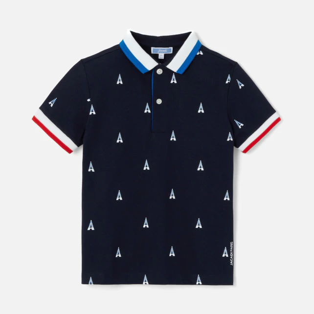 Boy short-sleeve polo shirt