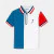 Boy colour block polo shirt