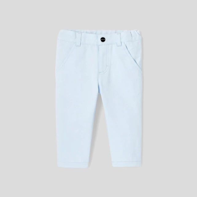 Baby boy trousers in twill