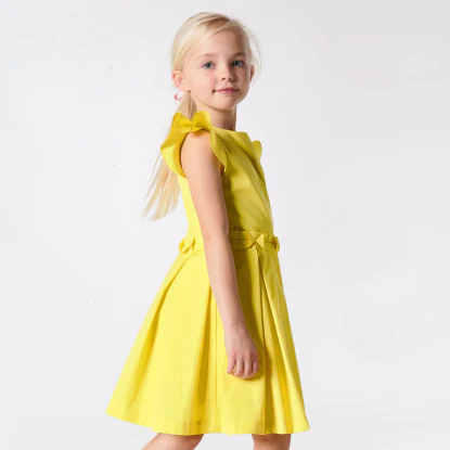 Girl poplin dress