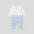 Baby boy onesie 2 in 1 effect