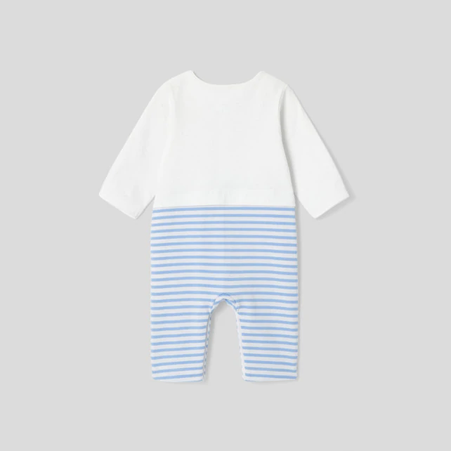 Baby boy onesie 2 in 1 effect