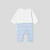 Baby boy onesie 2 in 1 effect