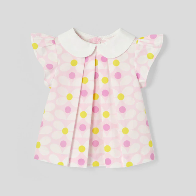 Baby girl short-sleeve blouse