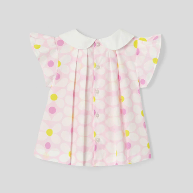 Baby girl short-sleeve blouse