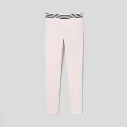 Girl cotton pique legging