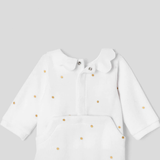 Baby girl velvet pyjamas