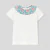 Girl t-shirt with Liberty fabric ruffle