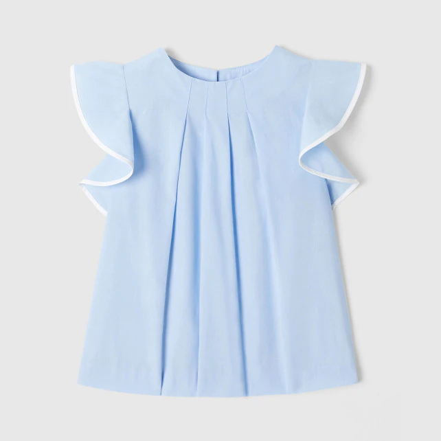 Girl poplin blouse