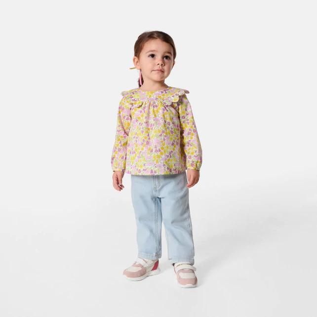 Baby girl blouse in Liberty fabric