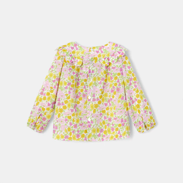 Baby girl blouse in Liberty fabric