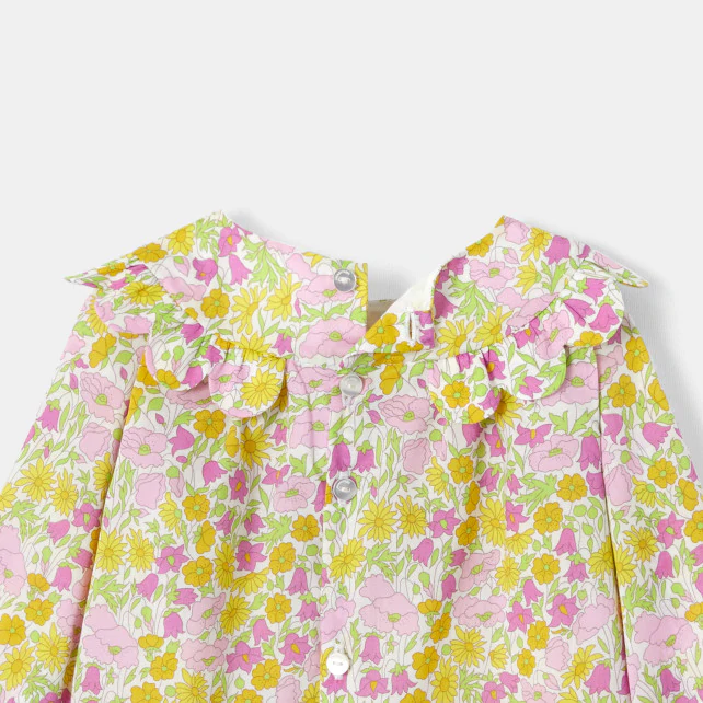 Baby girl blouse in Liberty fabric